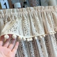 thumbnail image 4 of Cabinet curtains for kitchen, with sliding rails, self-adhesive country-style shading and ventilation privacy curtain for shoe cabinets, wardrobes, washing machines, 4 of 8