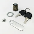 thumbnail image 3 of 2PCS Cam Lock Security Lock 16-20mm Cam Lock Door Mail Box Furniture Locker, 3 of 8