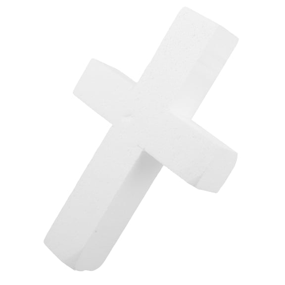 RENACLIPY White Foam Cross Blank for Crafting, Wall Decoration, Spiritual Events, Projects and Art Supplies