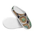 thumbnail image 3 of Wukai Cactus Garden Print Women's Indoor Bedroom Slipper Slip On Shoes, Unisex House Shoes with Anti-Skid Sole for Men, Gift for Women Men-37/38, 3 of 7
