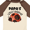 thumbnail image 4 of Inktastic Papa's Little Ladybug Boys or Girls Long Sleeve Baby Bodysuit, 4 of 5