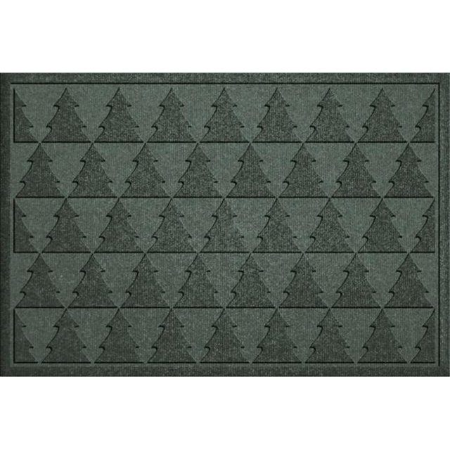 867590023 Water Guard Pine Trees Mat in Evergreen - 2 ft. x 3 ft.