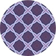 thumbnail image 1 of Ahgly Tapis Rond Lavable en Machine Intérieur Transitionnel Violet Jam Violet, 3 Pieds Rond, 1 of 7
