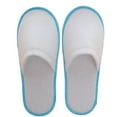 thumbnail image 6 of 20 Pairs Disposable Spa Hotel Slippers Closed Toe Soft Travel Guest Slippers Anti-Slip Breathable Comfortable Unisex Indoor Outdoor Use Lightweight Portable, 10 Pairs Large, 11x4.3in, 6 of 11