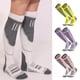 thumbnail image 2 of Calcetines de esquí elásticos para hombre y mujer, hasta la rodilla, térmicos, deportivos, de compresión, con absorción de impactos, para invierno, snowboard, senderismo y caza., 2 of 8