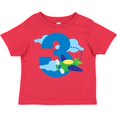 thumbnail image 3 of Inktastic 3rd Birthday Airplane Pilot Boys Toddler T-Shirt, 3 of 5