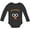 Black, variant on Tstars Gobble Turkey Face Baby Bodysuit First Thanksgiving Baby Boy Girl Outfit 12M Black