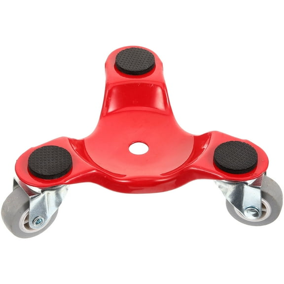 Luxshiny Durable Steel Furniture Moving Dolly with Rubber Wheels for Home Use 3 Wheel Design