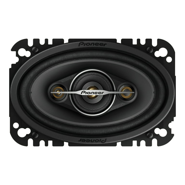 Pioneer TS-A4671F 4-In. x 6-In. 210-Watt 4-Way Full-Range Coaxial Speakers Black, Max Power 2 Pack Pioneer TS-A4671F 4-In. x 6-In. 210-Watt 4-Way Full-Range Coaxial Speakers Black, Max Power 2 Pack