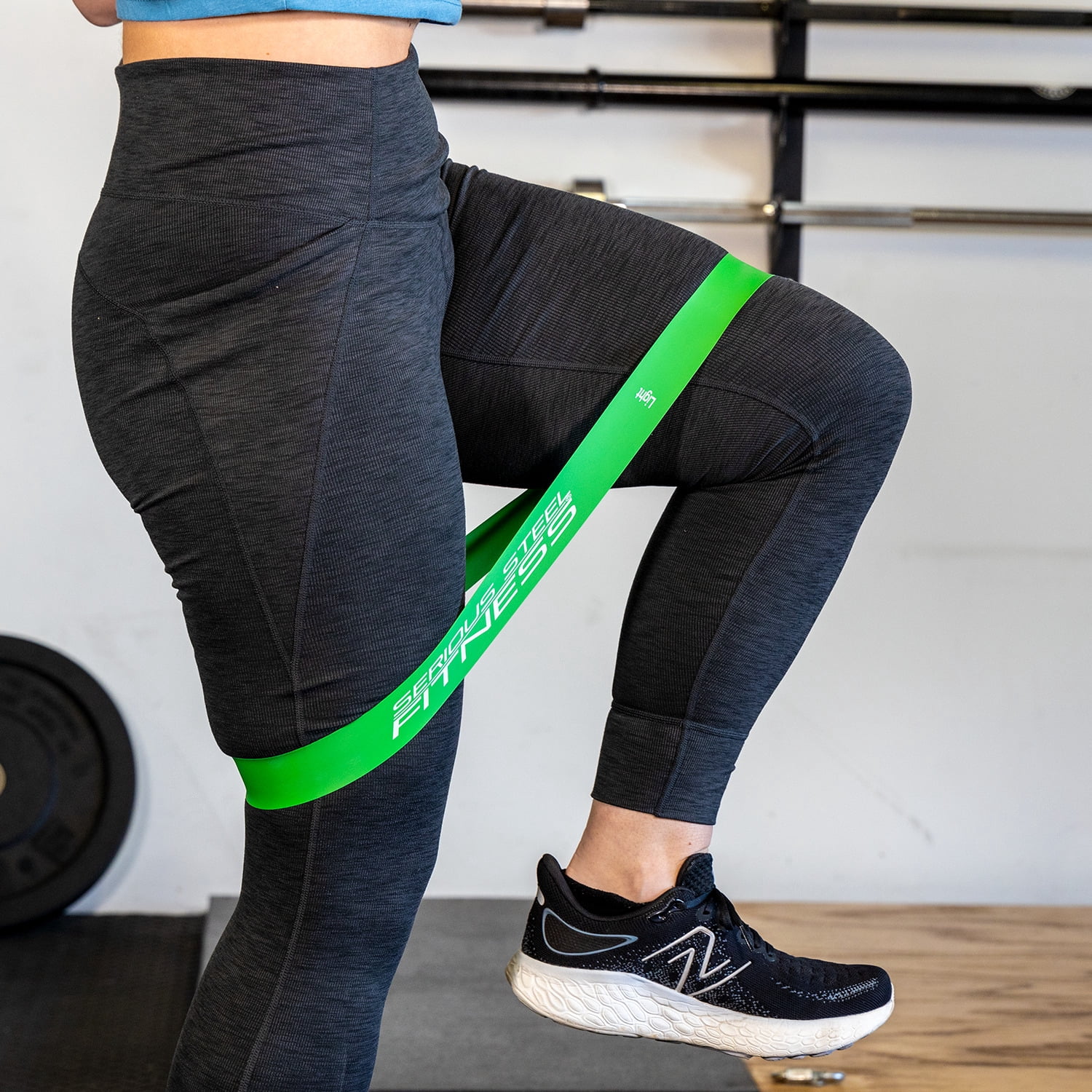 Serious Steel Fitness Mini Loops Resistance Band (Exercise & Physical Therapy Group Resistance Band 10 Pack) - 10 Packs (X-Light)