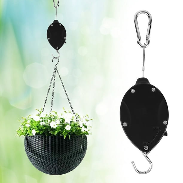 Durable To 25Kg Abs Telescopic Hanger , Retractable Hang Hook, For Potted  Plants