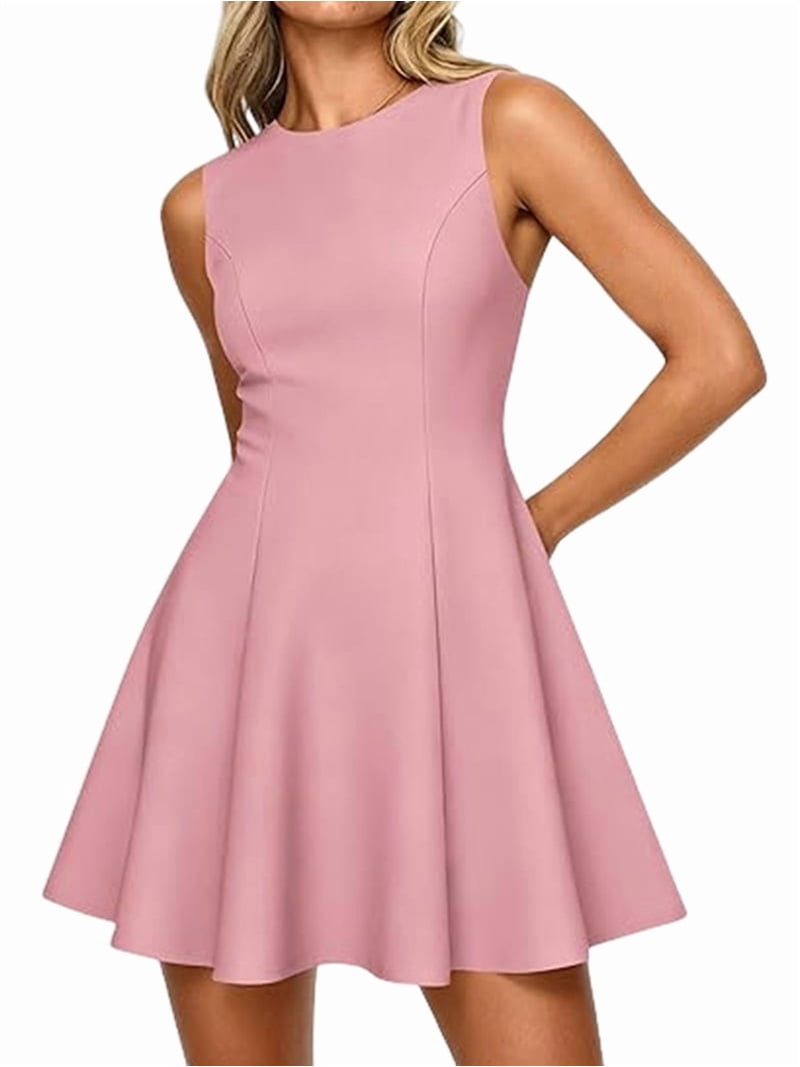 short pink graduation dresses Women's Elegant Classy Line Work Dress for Casual Summer L stylish woman