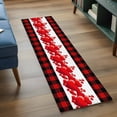 thumbnail image 3 of Valentine's Day 2'x6' Runner Rugs for Hallway Kitchen Bedside Non Slip Washable, Red Loves Romantic Buffalo Plaid Entryway Rug Runners with Rubber Backing, Long Carpet Runner for Laundry Room, 3 of 8