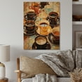 thumbnail image 2 of Designart "Coffee and Tea Bliss VI" Food & Beverage Print on Natural Pine Wood, 2 of 5