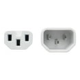 thumbnail image 2 of P018-006-AWH 6Ft Heavy Duty Power Cord C14 C15 White, 2 of 6