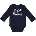 thumbnail image 3 of Inktastic I Love Mommy Boys or Girls Long Sleeve Baby Bodysuit, 3 of 5