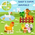 thumbnail image 3 of Farm Busy Book Kimicare Educational con marionetas para niños de 1 a 3 años, 3 of 8