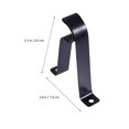 thumbnail image 2 of Troglfold Curtain Rod Bracket Adjustable Heavy Duty Curtain Rod Brackets (19mm) - Set of 3,3.35"X2.76"X0.59", 2 of 10