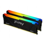 Kingston FURY Beast RGB 16GB (2 x 8GB) 288-Pin PC RAM DDR5 6000 (PC5 48000) Memory (Notebook Memory) Model KF560C40BBAK2-16