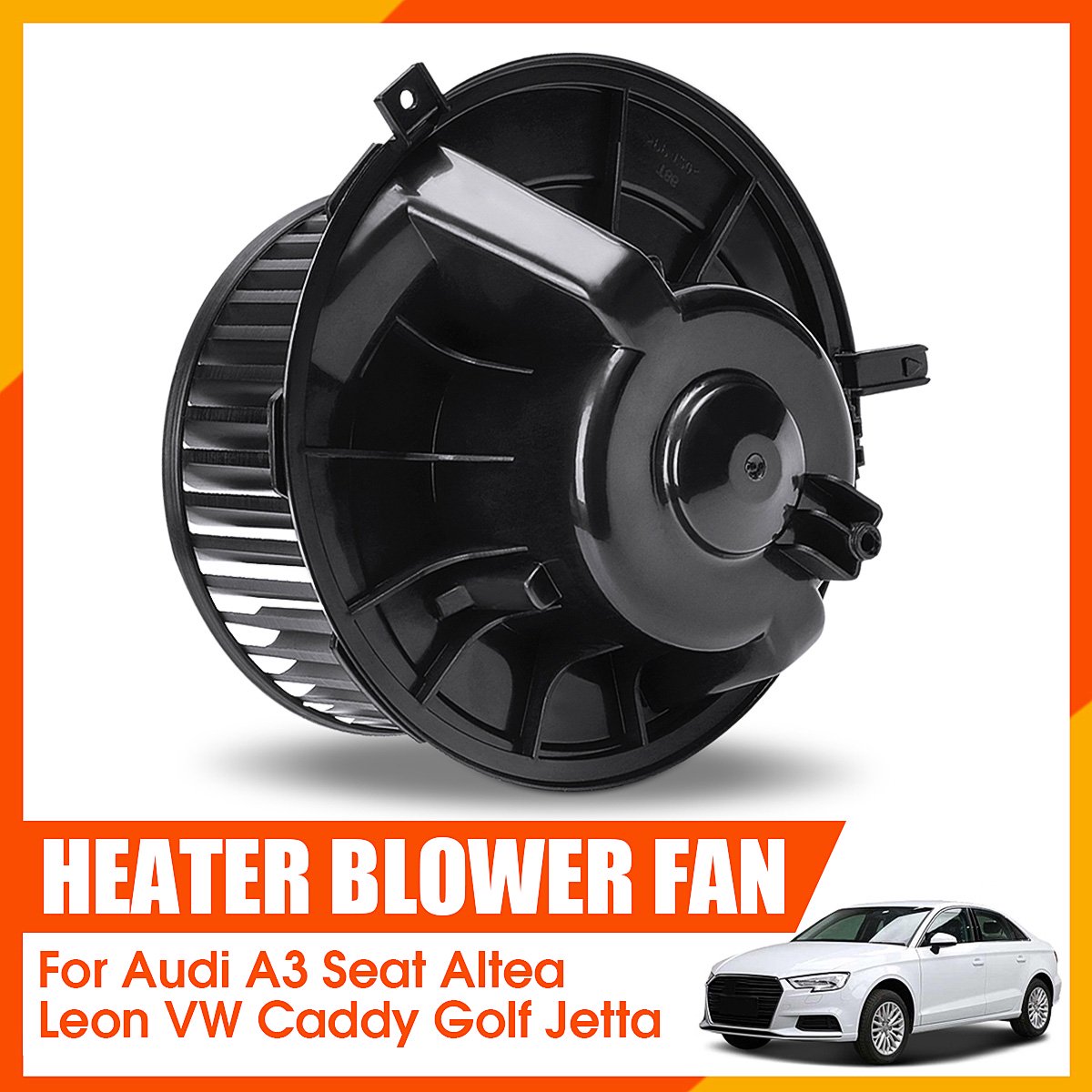 150mm 12 V Black Heater Blower Fan Motor For Audi A3 8P1 u0026Seat Altea u0026VW  Caddyu0026Golf #1K1819015 | Walmart Canada