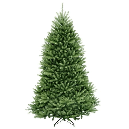 National Tree 7.5 Foot Artificial Dunhill Fir Hinged Christmas Tree and Stand