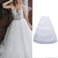 thumbnail image 6 of Sharprepublic Bridal Crinoline Accessory Wedding Dress Petticoat for Banquet Party Cosplay 4 Hoop, 6 of 8