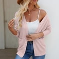 thumbnail image 3 of Cardigan Sweaters for Women 2025 Long Sleeve V Neck Button Down Knit Plain Cardigan Sweater Blouse Outerwear, 3 of 7