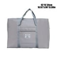 thumbnail image 2 of JOGZMZ Foldable Travel Duffel Bag, Tote Carry Luggage Person Item Bag Sport Duffle Weekenders Carry Overnight for Women Girls Gray 20×6.3×14.56Inch, 2 of 6