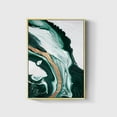 thumbnail image 6 of Bobasndm Green Canvas Art Paintings For Living Room Modern Abstract Golden Lines Posters And Prints Wall Poster Home Decor, 6 of 8