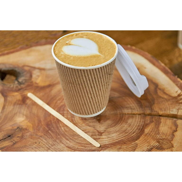 Wooden Coffee Stirrers Stir Sticks With Round Ends Coffee Mixer