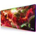 thumbnail image 1 of Mouse pad gamer RGB Gerlos grande 80 x 30 cm con LED resistente al agua, 1 of 8