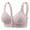 Light Purple, variant on ,Women's Push up Daily Wear Front Snap Closure Bras No Underwire Comfortable Padded Bralettes with Adjustable Straps Red 38