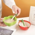 thumbnail image 3 of Creative Ceramic Fruit Shaped Bowl with Spoon Vegetable Salad Bowl Dessert Bowl Serving Plate, 3 of 5