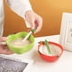 thumbnail image 4 of Cuenco de cerámica creativo en forma de fruta con cuchara, ensaladera de verduras, cuenco for postre, plato for servir, 4 of 6
