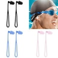thumbnail image 2 of AOOOWER Corded Swim Earplugs For Shower Bath Diving Surfing Reusable Swimming Ear Plugs Water Resistant Silicone Ear Plugs, 2 of 13