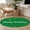 Grass Green, variant on Round Area Rug 4 Ft, Grass Green Birthday Washable Non-Slip Circle Carpet for Living Room/Bedroom, Colorful Confetti Ribbons Polka Dots Classroom Low-Profile Crawling Mats Collection Rugs for Indoor