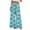 Sky Blue, variant on successthop Women Wide Leg Pants Drawstring Elastic Waist Bottoms Slit Hem Slacks Leaf Summer Trousers with Pockets Blue