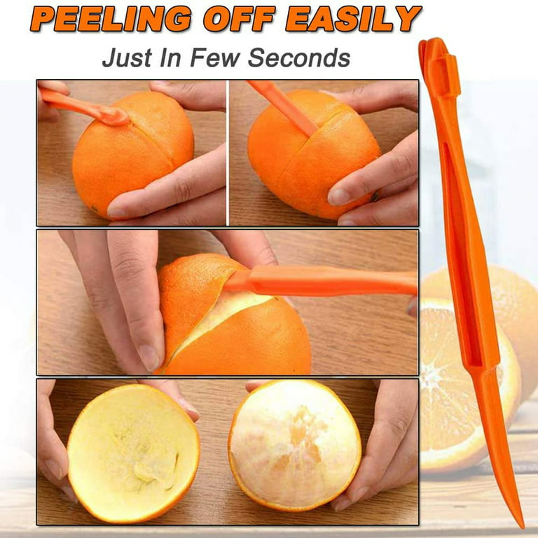 2x Citrus Peeler Orange Peeler Ring Finger Held Grapefruit Lemon Lime  Slicer Cut