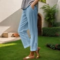 thumbnail image 2 of Pantalones casuales de pierna recta para mujer: cómodos pantalones para el día a día, las vacaciones y el senderismo, 2 of 8