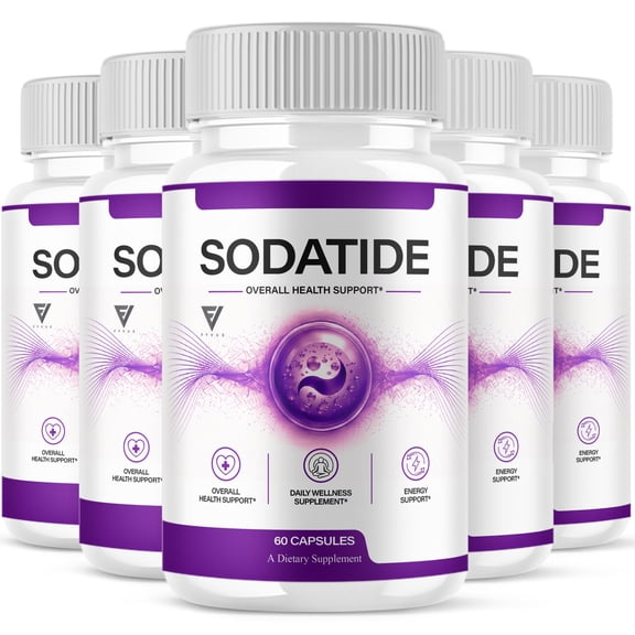 (5 Pack) Sodatide Weight Management Support, Sodatyde Supplement (300 Capsules)