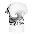 thumbnail image 3 of Patlollav Mens T-Shirt 3D Unrelocated Abstract Print Short Sleeve Daily Holiday Tops Blouses, 3 of 5