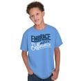 thumbnail image 5 of Embrace Differences Autism Awareness Crewneck T Shirts Boy Girl Teen Brisco Brands M, 5 of 6