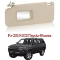thumbnail image 3 of Left Driver & Right Passenger Side Car Sunvisor With Makeup Mirror For 2010-2023 Toyota 4Runner Replace 74320-35A91-B1 74310-35B01-B1-Main driver-left-beige, 3 of 6
