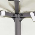 thumbnail image 4 of Funda superior para gazebo exterior VidaXL de 13,1 x 9,8 pies, blanca crema, tela de poliéster resistente a la intemperie con revestimiento de PVC, adecuada para protegerse del sol o la lluvia ligera, 4 of 7