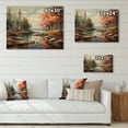 thumbnail image 4 of Designart "National Park Forest Acadia wall art I" Landscapes Print on Natural Pine Wood, 4 of 5