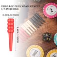 thumbnail image 2 of Pinzas de madera para cribbage Mudder, 48 piezas, con bolsa de almacenamiento, 2 of 7