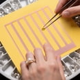 thumbnail image 2 of 3D Printed Art Ruler Grid Tool for Precise Painting Drilling and Craft Projects with Square Multiple Rectangle Design, 2 of 4