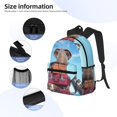 thumbnail image 3 of Balery Elephant Sits Mochila para Mujeres y Hombres, Mochila Ligera Casual para Viajes, Mochila Clásica Básica para la Universidad, 3 of 6