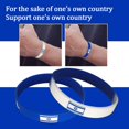thumbnail image 2 of SharkTRUE Israel Flag Silicone Wristband Soft Rubber Bracelet Souvenir Bangle Gi R2, 2 of 8
