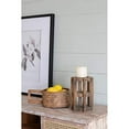 thumbnail image 4 of 12 x 8 x 4" Atique Wooden Bowl with Handle 5Ea/Ctn, 4 of 4